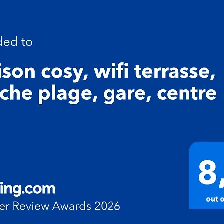 Holiday home Maison Cosy, Wifi Terrasse, Proche Plage, Gare, Centre Arcachon