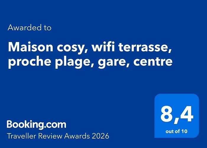 Holiday home Maison Cosy, Wifi Terrasse, Proche Plage, Gare, Centre Arcachon